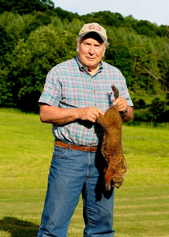 You can’t beat a balmy summer’s day in the field scouting and connecting with the eastern woodchuck. Chuck was taken just to the rear of at the field/grass line at almost 300 yards out.